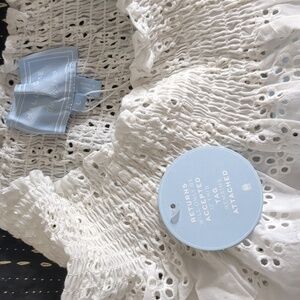 Hill House Home The Caroline Nap Dress in White Eyelet Size Large